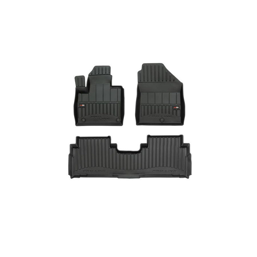 FROGUM Tailored 3D409644 Floor mat set for KIA Sorento III (UM) Elastomer, Front and Rear, Quantity: 3, Black, (LHD)