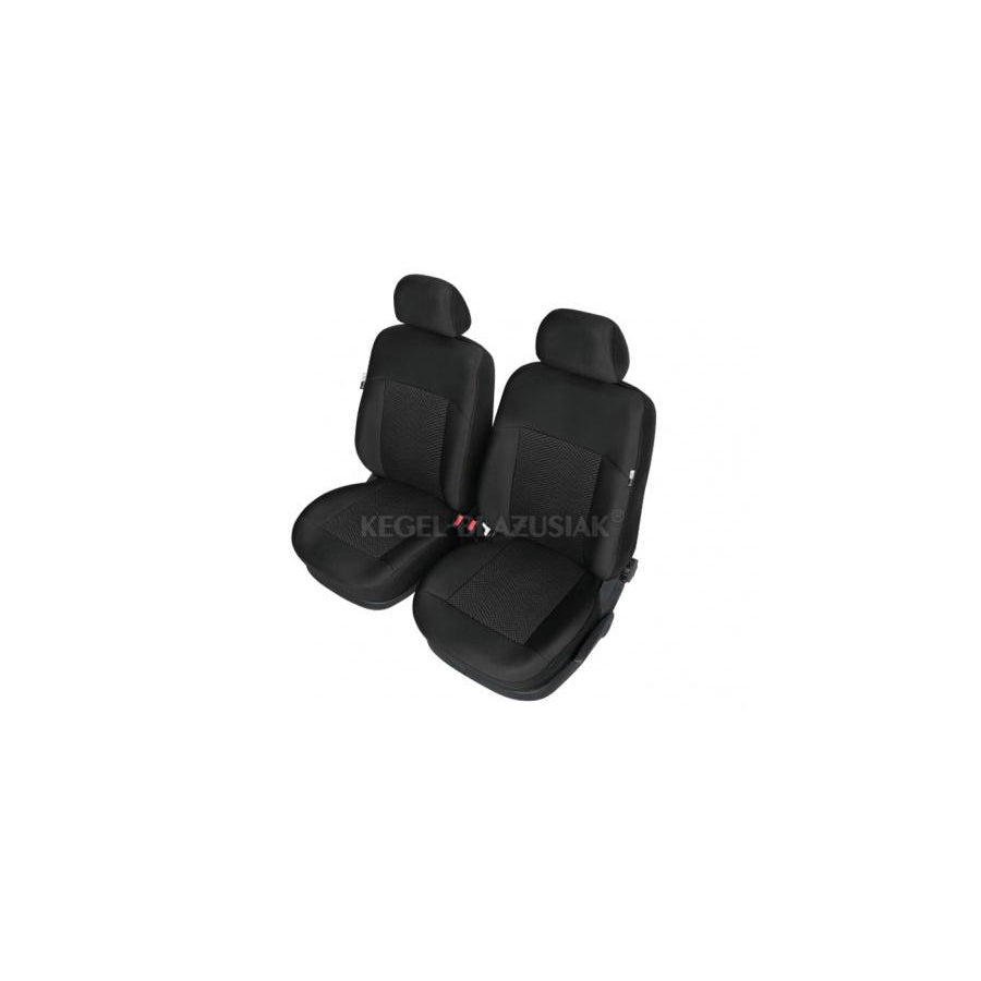KEGEL 5-1267-233-4010 Car seat cover Black, Polyester, Front