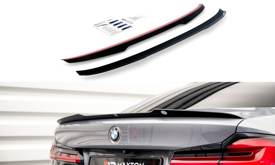Maxton Design BM-5-G30F-MPACK-CAP1T Spoiler Cap BMW Series 5 G30 Facelift M-Pack | Duco Car Parts UK Car Parts