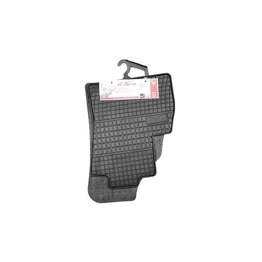 FROGUM Tailored 0637P Floor mat set Elastomer, Front, Quantity: 2, Black, (LHD)
