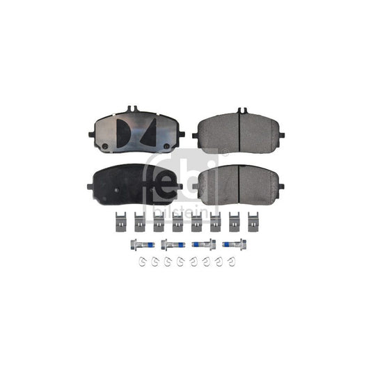 Febi Bilstein 177324 Brake Pad Set Suitable For Mercedes Benz Gle Front Axle Prepared For Wear Indicator With Attachment Material