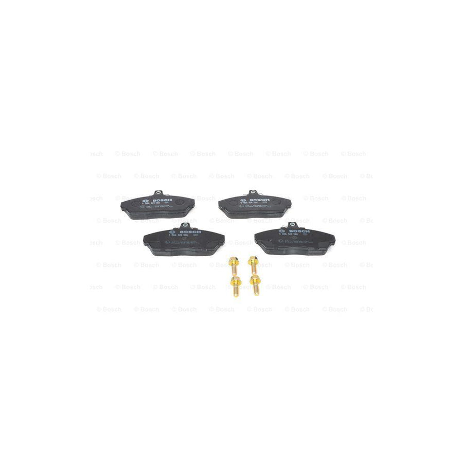 Bosch 0986424566 Brake Pad Set With Anti Squeak Plate With Bolts Screws With Accessories BP313