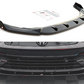 Maxton Design VW-GO-8-R-FD2T+FSF Front Splitter + Flaps V.2 Volkswagen Golf R MK8 | Duco Car Parts UK Car Parts