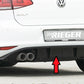 Rieger 00088028 VW Mk7 Golf GTD Rear Diffuser