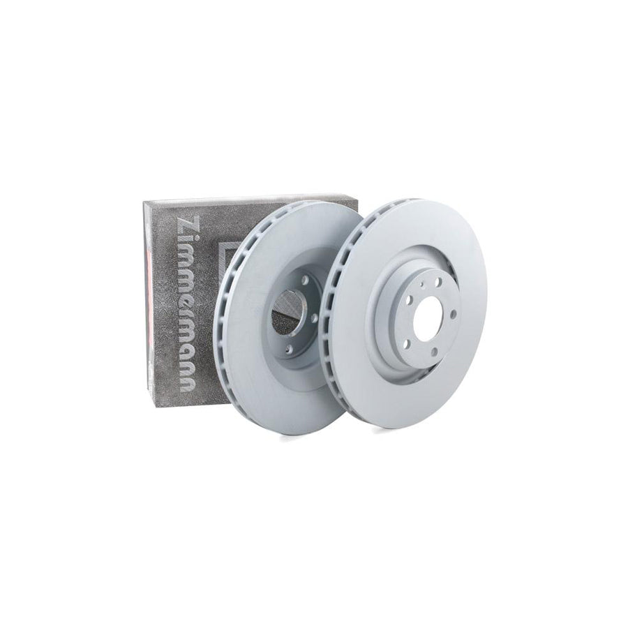 ZIMmERMANN COAT Z 100 3319 20 Brake Disc for AUDI A6 Externally Vented Coated High carbon