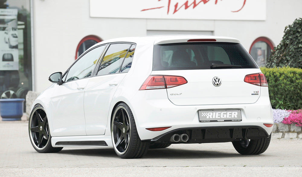 Rieger 00088028 VW Mk7 Golf GTD Rear Diffuser
