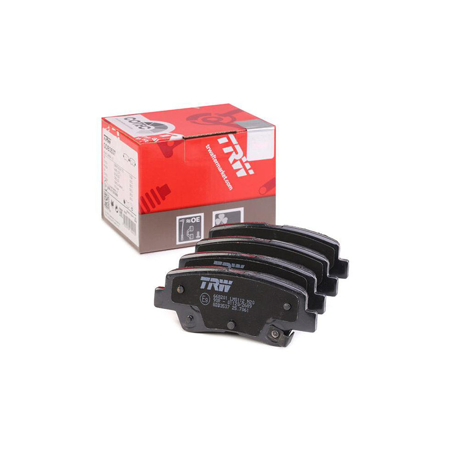 TRW Cotec Gdb3537 Brake Pad Set With Acoustic Wear Warning