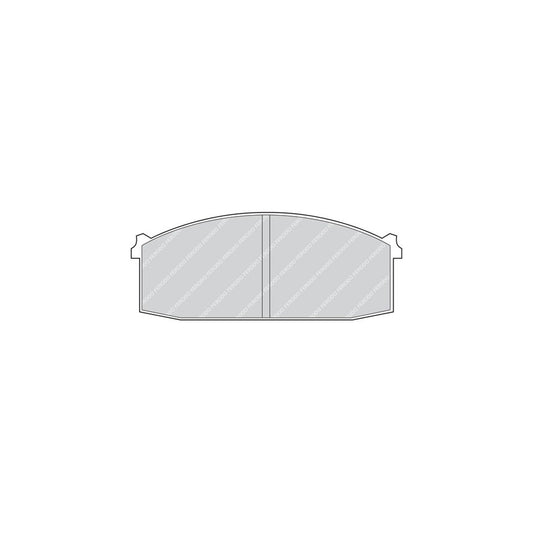 Ferodo Fsl222 Brake Pad Set Fuse Technology Not Prepared For Wear Indicator