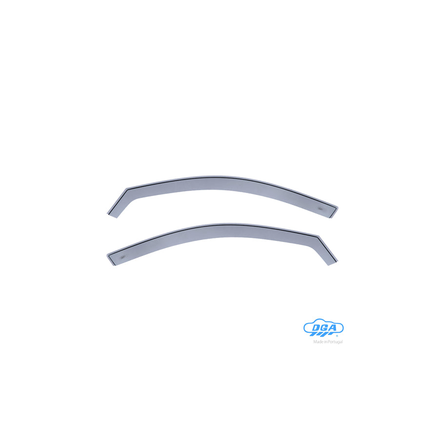 DGA 02010 Wind deflectors for AUDI A3 Arrow direction, Front, inner
