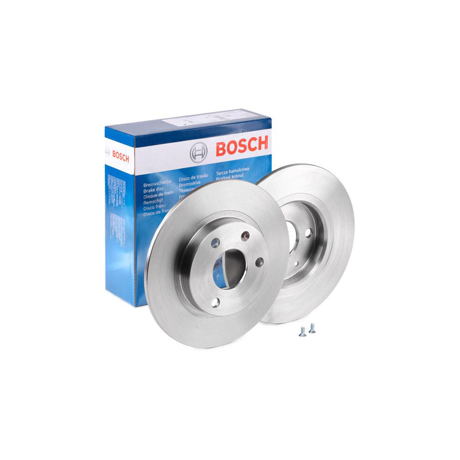 BOSCH 0 986 478 246 Brake Disc Solid Oiled with bolts screws
