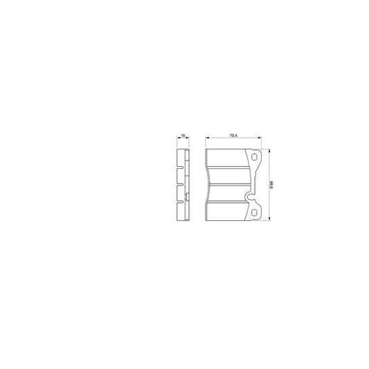 Bosch 0986424050 Brake Pad Set BP024