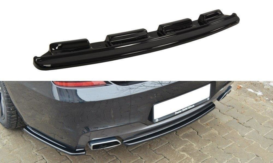 Maxton Design BM-6-06-GC-M-PACK-RD1T Central Rear Splitter (without vertical bars) BMW Series 6 Gran CoupÃ© M-Pack | Duco Car Parts UK Car Parts