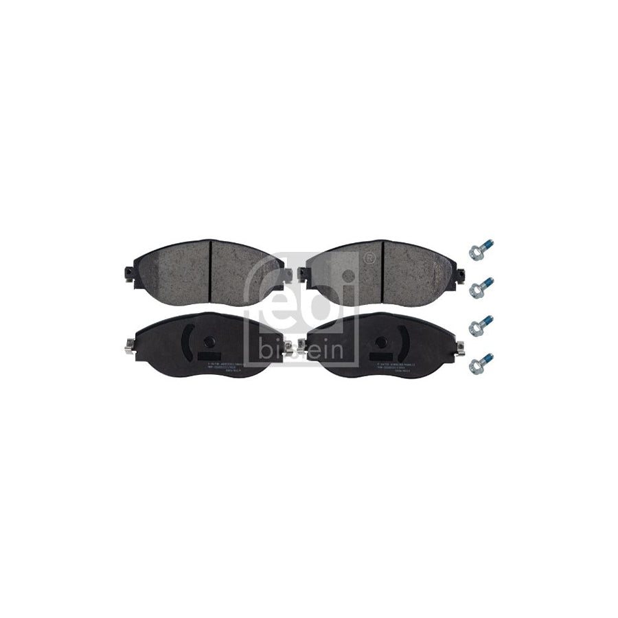Febi Bilstein 116243 Brake Pad Set Front Axle With Bolts Screws