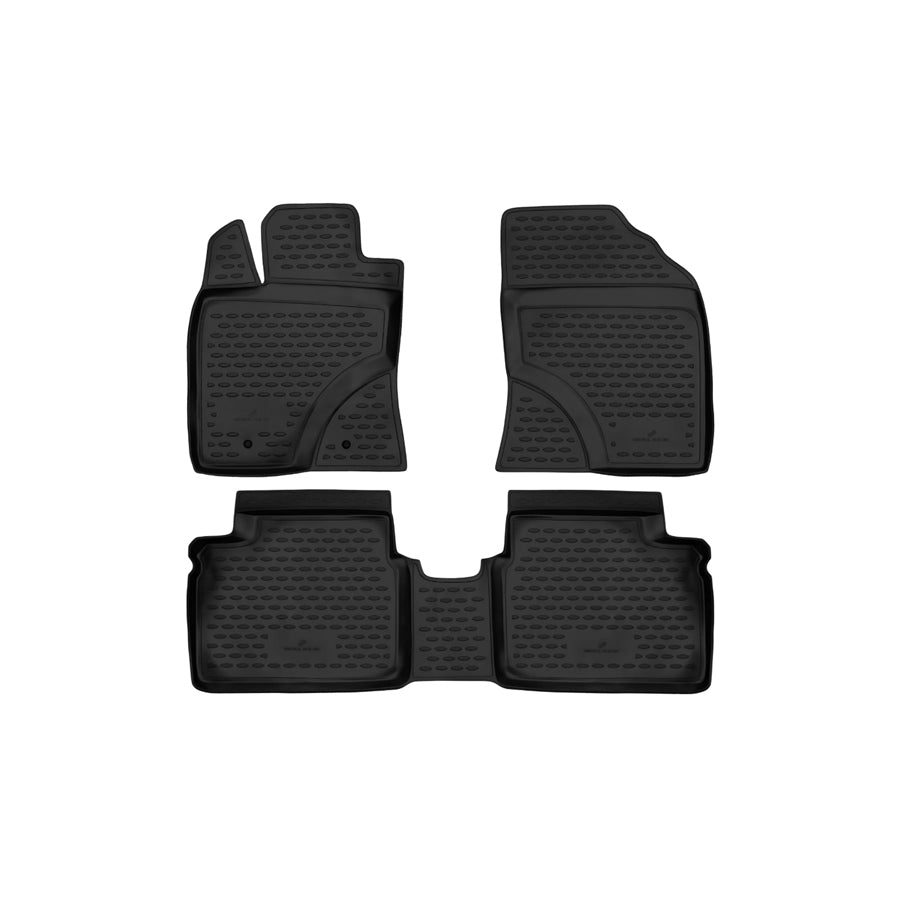 WALSER Tailored, XTR 75121 Floor mat set Front and Rear