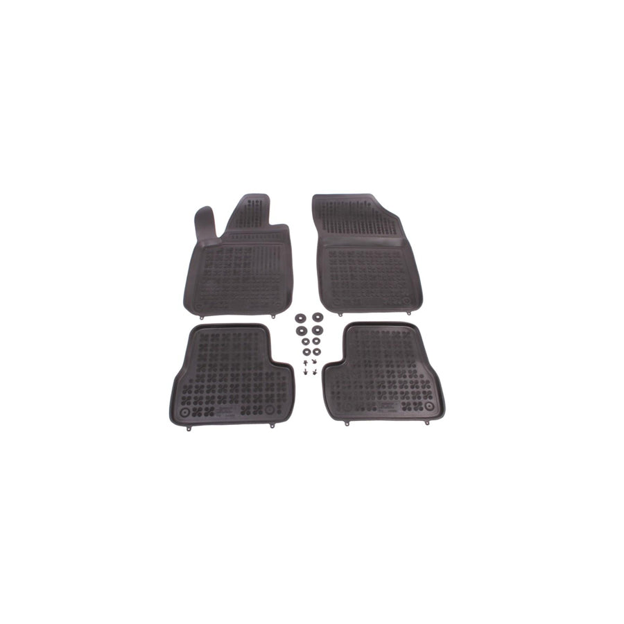 REZAW PLAST 201222 Floor mat set for CITRO??? DS3 Hatchback Elastomer, Front and Rear, Quantity: 4, Black