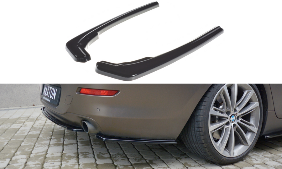 Maxton Design BM-6-06-GC-RSD1T Rear Side Splitters BMW Series 6 Gran CoupÃ© F06 | Duco Car Parts UK Car Parts