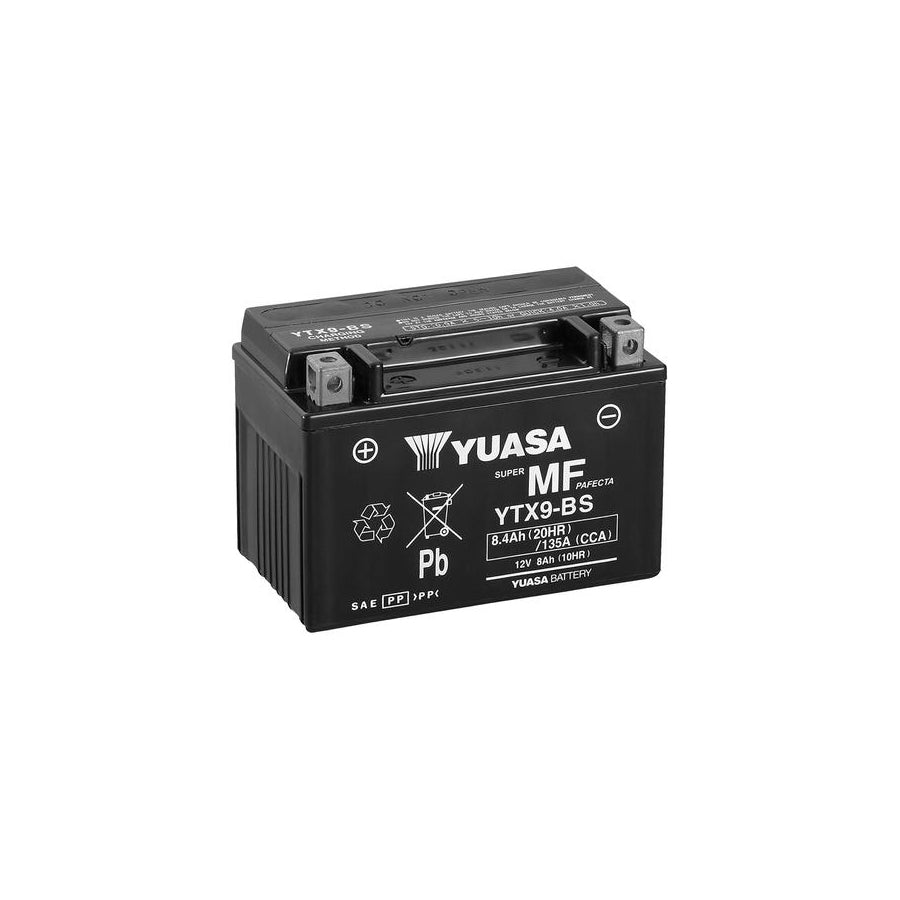 Yuasa YTX9-BS 12v VRLA Motorbike & Motorcycle Battery