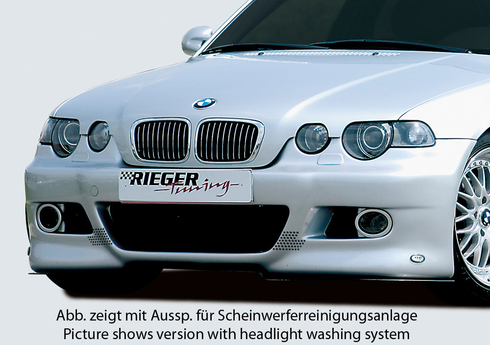 Rieger 00050302 BMW 3 Series E46 Front Bumper