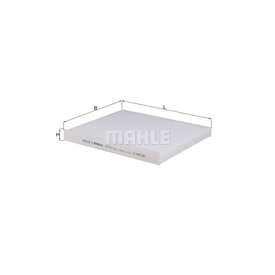 MAHLE ORIGINAL LA 813 Pollen filter for ALFA ROMEO GIULIETTA Particulate Filter