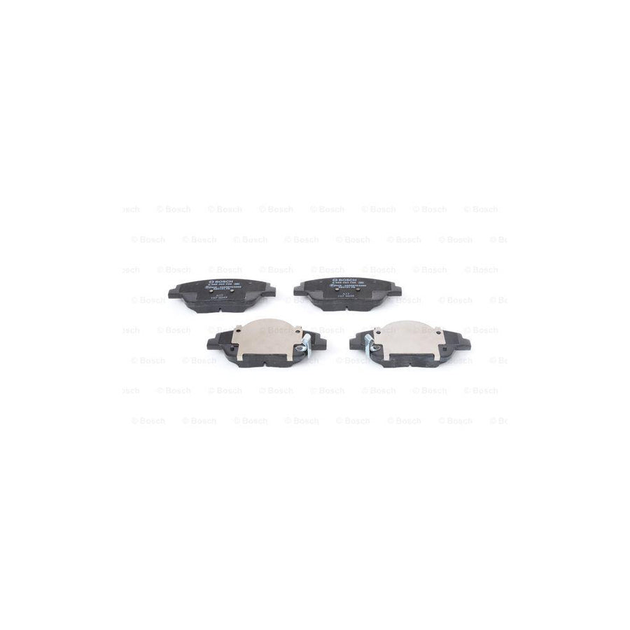 Bosch 0986494755 Brake Pad Set With Acoustic Wear Warning With Anti Squeak Plate BP1929