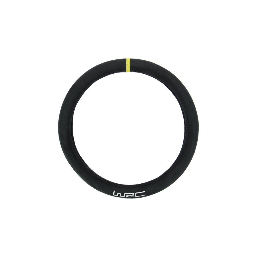 WRC 007383 Steering wheel cover Black, ?: 35-38cm, Textile