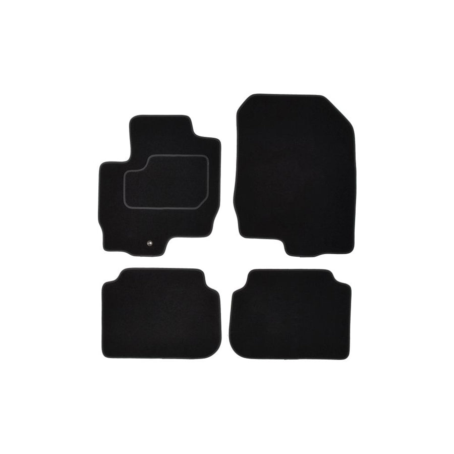 MAMMOOTH A041 MIT35 PRM 01 Floor mat set for MITSUBISHI Colt VI (Z30) Textile, Front and Rear, Quantity: 3, Black