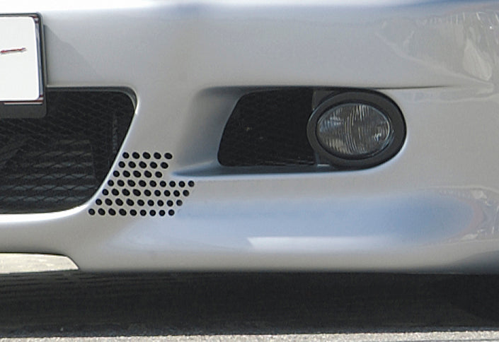 Rieger 00050302 BMW 3 Series E46 Front Bumper -  Matte Black