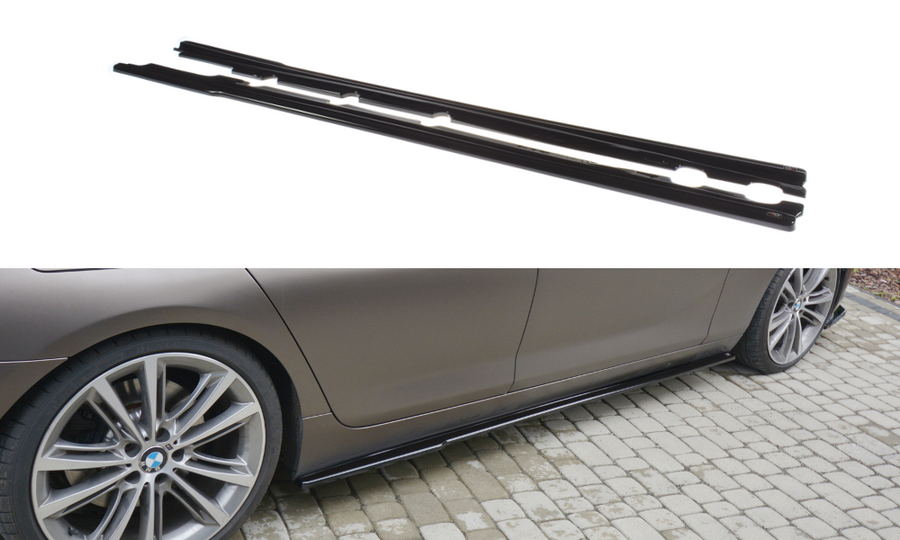 Maxton Design BM-6-06-GC-SD1T Side Skirts Diffusers BMW Series 6 Gran CoupÃ© F06 | Duco Car Parts UK Car Parts