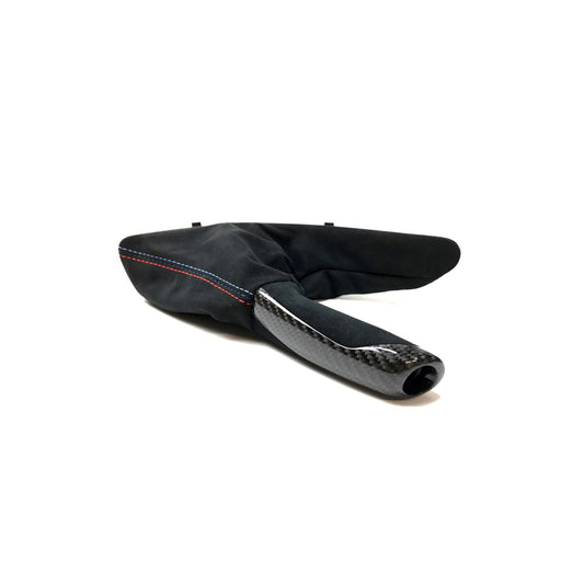 Genuine BMW F80 F82 F83 M Performance Carbon Fibre & Alcantara Parking Brake Handle (M3 & M4)