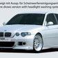 Rieger 00050302 BMW 3 Series E46 Front Bumper -  Matte Black