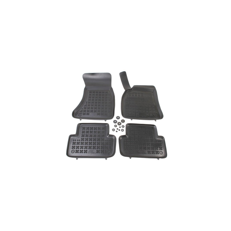 REZAW PLAST Tailored 200308 Floor mat set Elastomer, Front and Rear, Quantity: 4, Black
