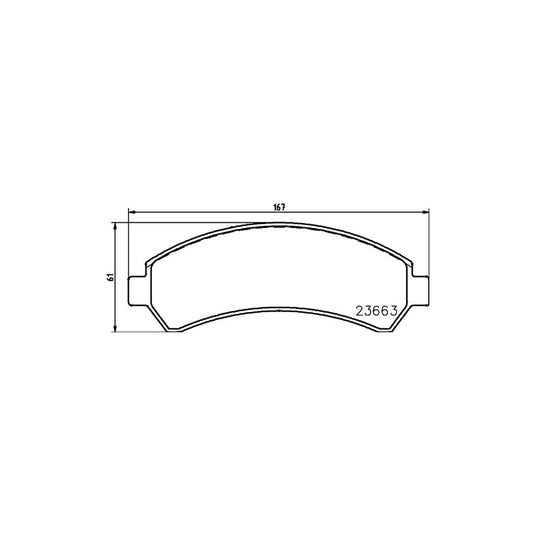 Hella 8DB 355 011 911 Brake Pad Set For Chevrolet Blazer S10 Not Prepared For Wear Indicator
