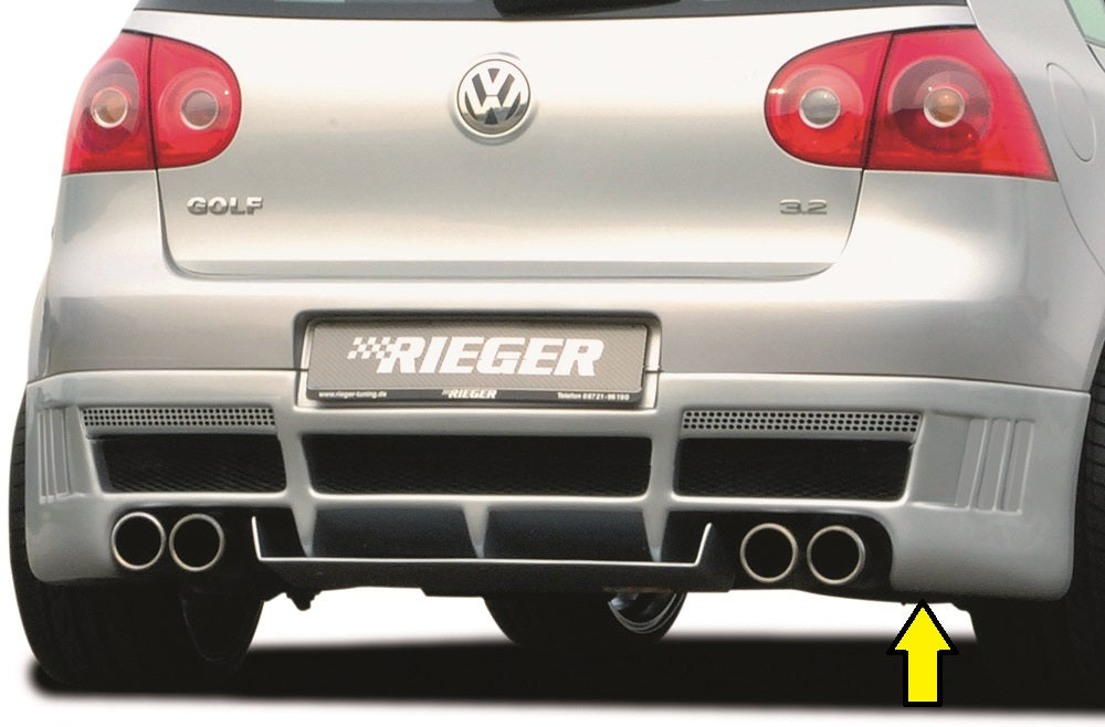 Rieger 00059328 VW Mk5 Golf Rear Diffuser