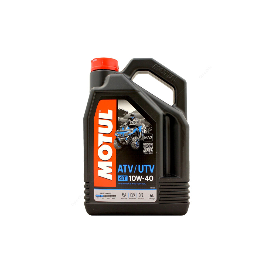 Motul ATV UTV 4T 10w-40 Mineral Quad Engine Oil 4l