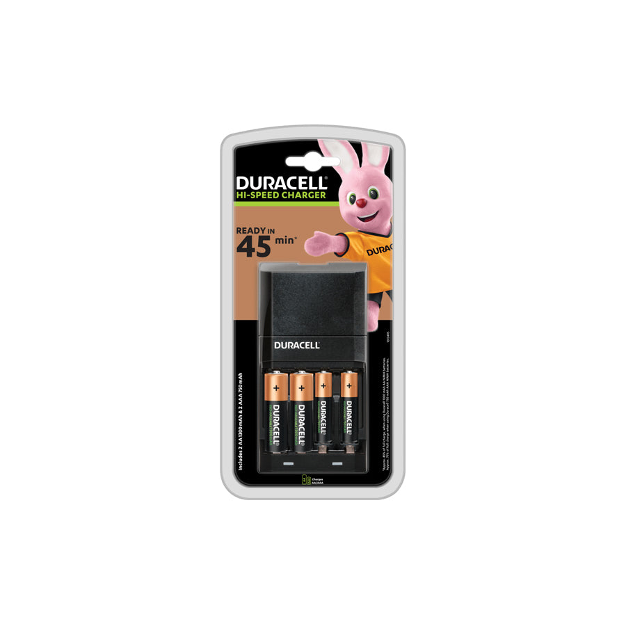  Duracell High Speed Charger Ready in 45min CEF27 For AA, AAA| Duco Car Parts UK Car Parts