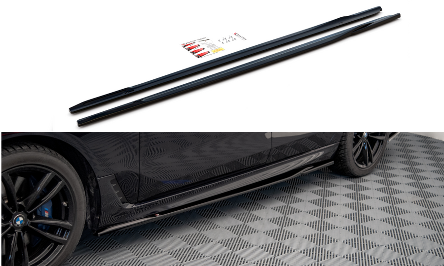 Maxton Design BM-6-32-GT-MPACK-SD1T Side Skirts Diffusers BMW Series 6 GT G32 M-Pack | Duco Car Parts UK Car Parts