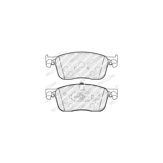 Ferodo Fvr5119 Brake Pad Set Not Prepared For Wear Indicator With Piston Clip Without Accessories