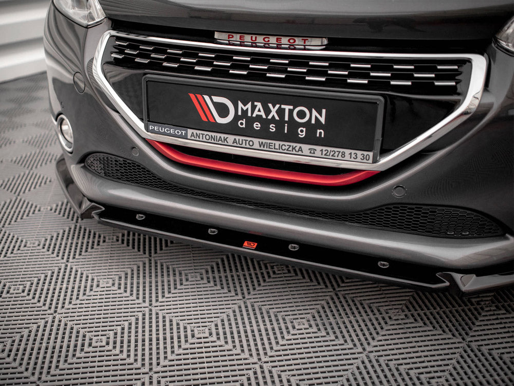Maxton Design Peugeot 208 GTI MK1 Front Splitter V.2