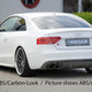Rieger 00088038 Audi B8 B81 Rear Diffuser for Twin Tailpipe Left & Right (A5 & S5) - Glossy Black