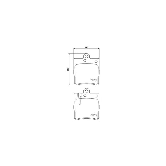 Hella 8DB 355 008 451 Brake Pad Set Prepared For Wear Indicator
