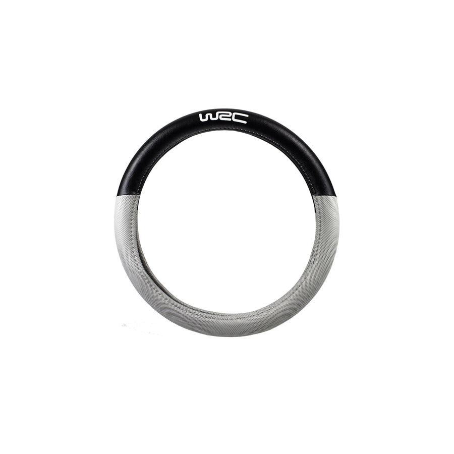 WRC 007381 Steering wheel cover Black, Grey, ?: 35-38cm, Leather