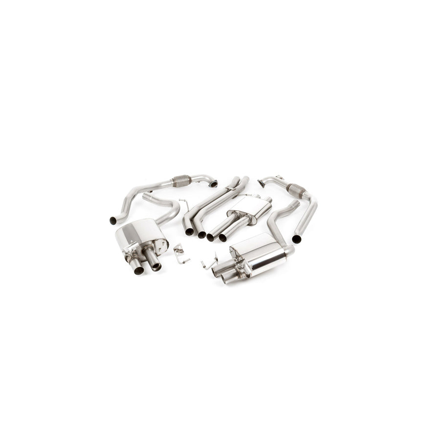 MillTek Audi B9 S5 Resonated Cat-Back Exhaust