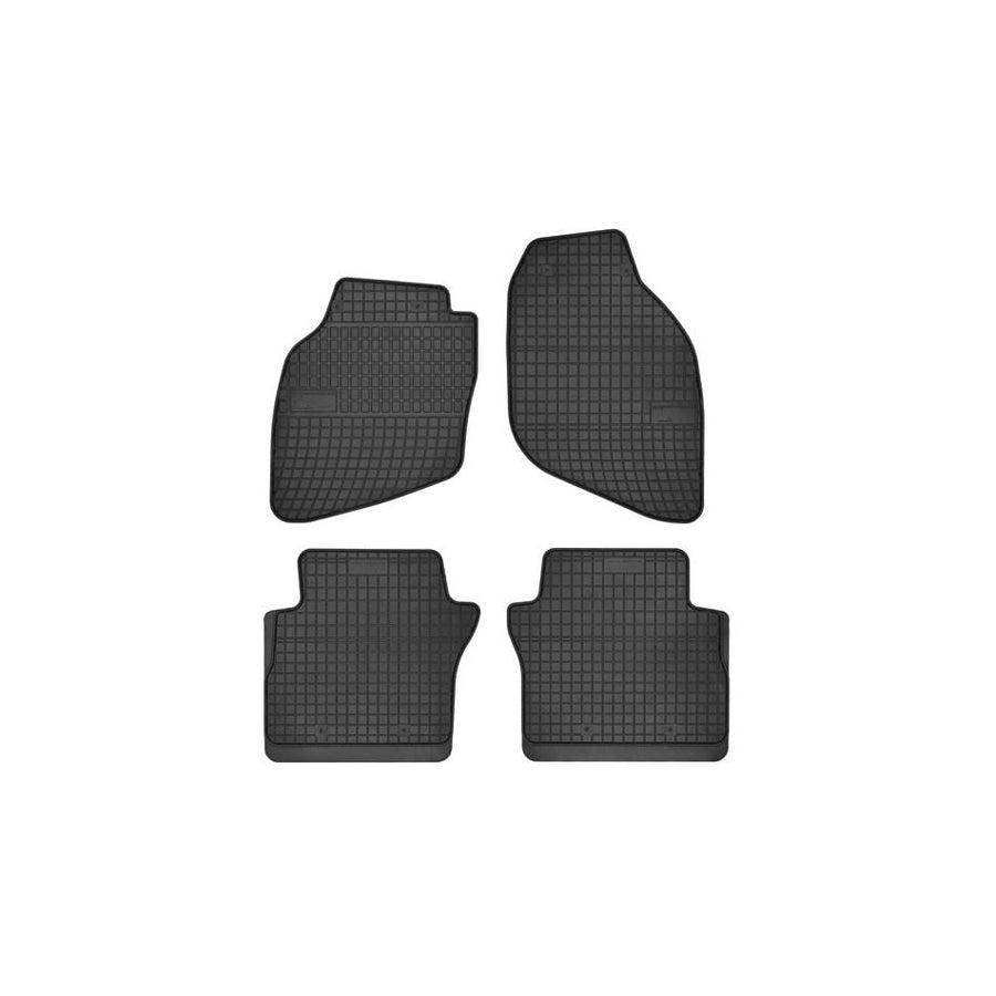 FROGUM Tailored 0838 Floor mat set Elastomer, Front and Rear, Quantity: 4, Black, (LHD)
