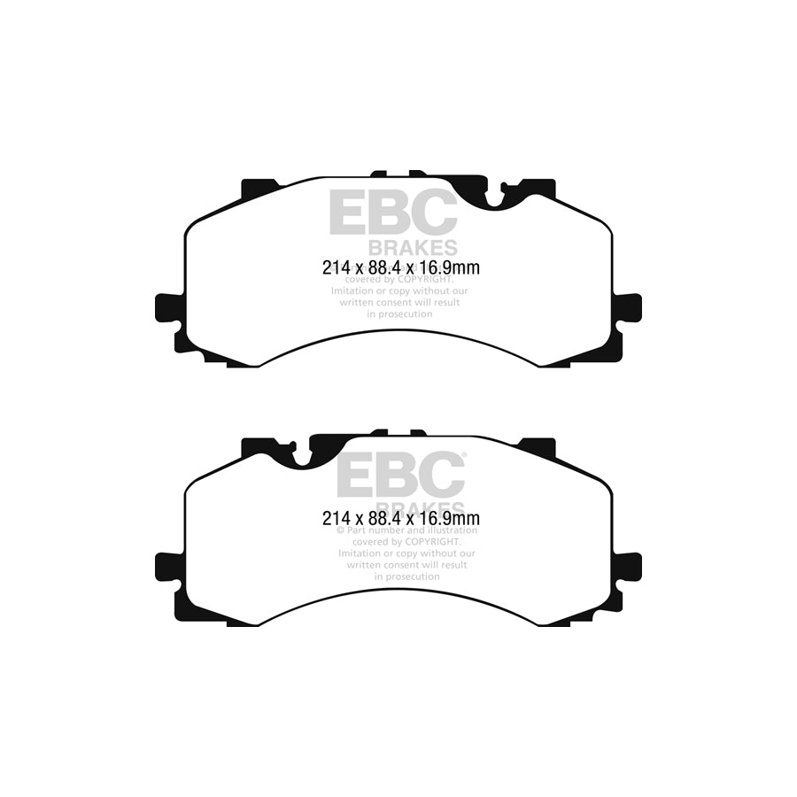 EBC Audi 4M Greenstuff 6000 Series Truck And SUV Front Brake Pads - Akebono Caliper (Q7 & SQ7) (Pair)
