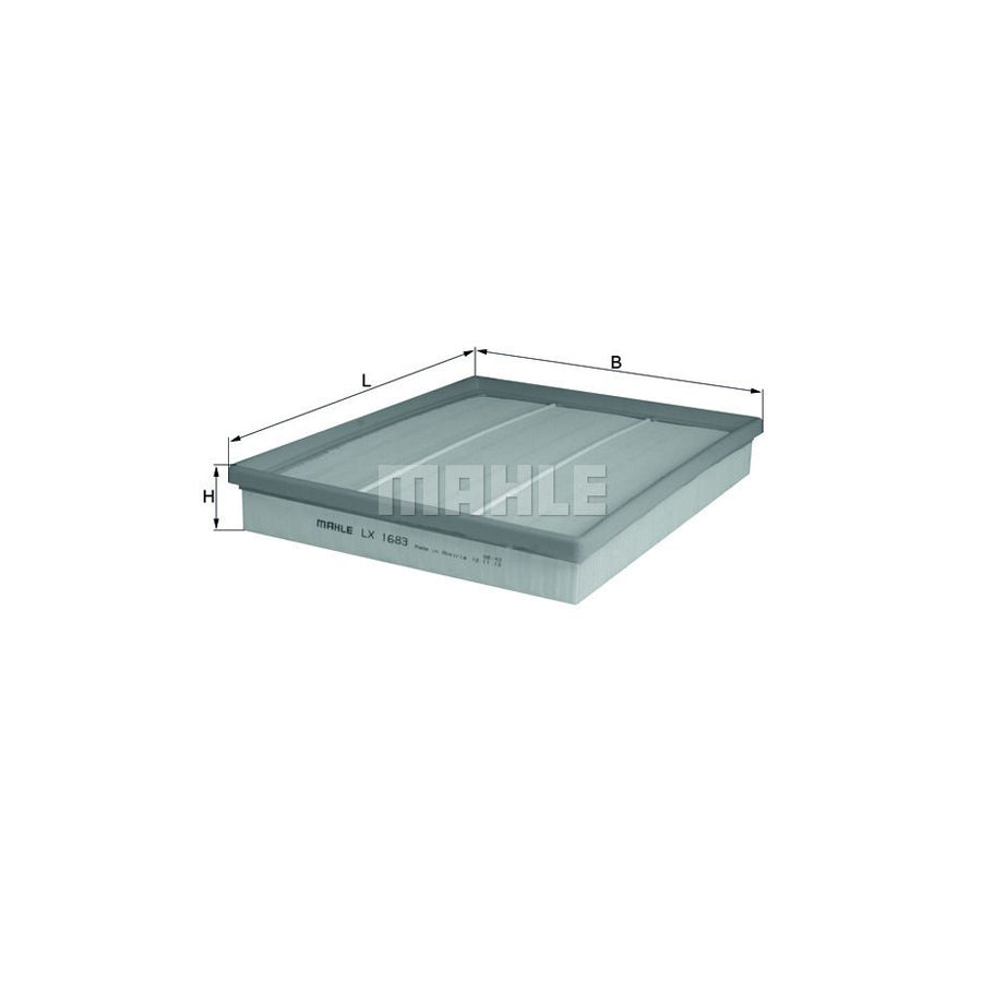 MAHLE ORIGINAL LX 1683 Air Filter Filter Insert