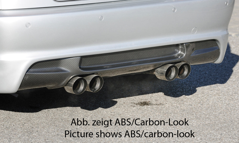 Rieger 00050255 BMW 3 Series E46 Rear Diffuser