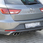 Rieger 00099284 SEAT 5F Leon FR Rear Diffuser for Twin Tailpipe Left - Carbon-Look