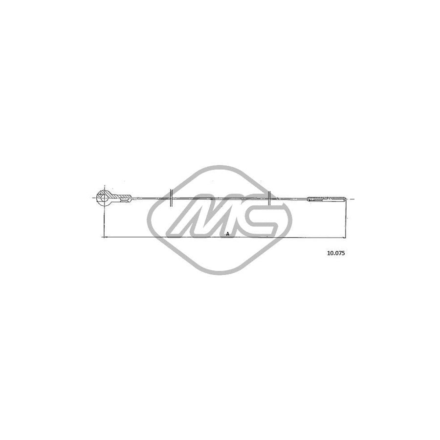 Metalcaucho 83803 Throttle Cable for VW TRANSPORTER | Duco Car Parts UK Car Parts