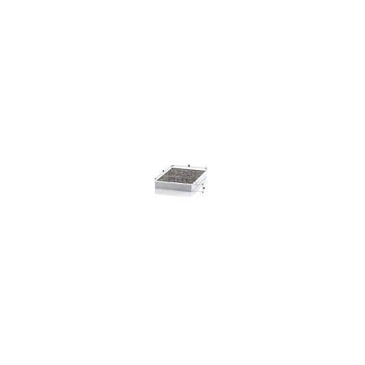 MANN-FILTER CUK 2722-2 Pollen filter suitable for MERCEDES-BENZ S-Class Activated Carbon Filter
