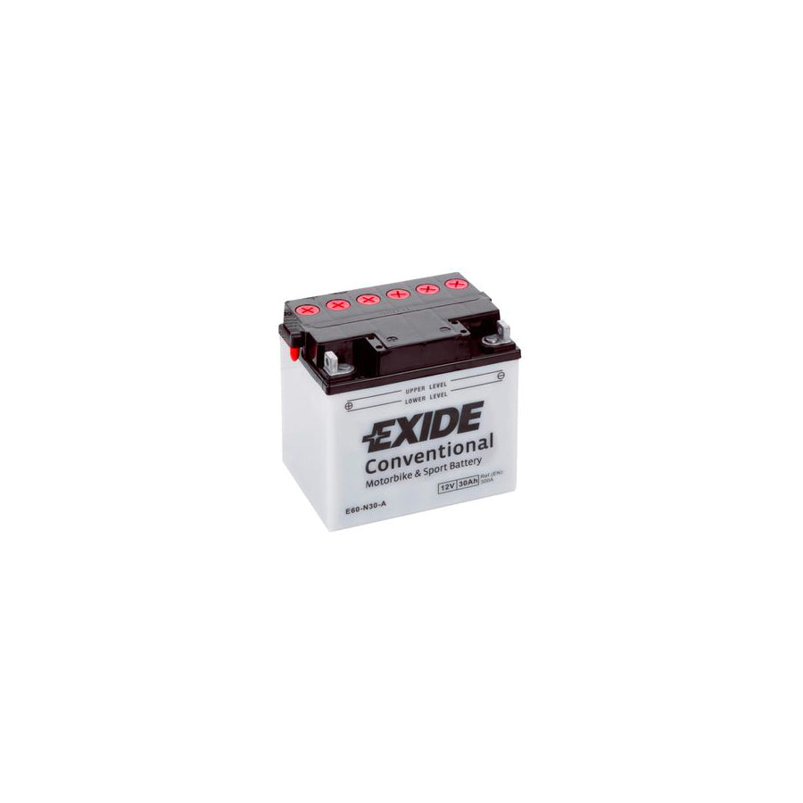 Exide E60-N30-A 12V Conventional Motorcycle Battery | Duco Car Parts UK Car Parts
